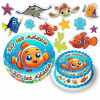 DIGITÁLNA TLAČ Opłatek na tort RYBKA NEMO DORY POSTAVY + TEXT 7