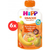 HiPP Bio Snackie Hruška-Banán-Biele hrozno-Ovos 6 x 120 g