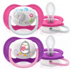 Avent SCF080/12 silikónový cumlík Ultra Air 2ks, 6-18m dievča ks