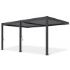 Gutroof DELUXE WALL AUTOMATIC hliníková pergola 3,6 x 5,3 m, anthracit