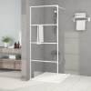 Sprchová zástěna walk-in bílá 80 x 195 cm čiré ESG sklo Bílá 152140