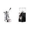 La Pavoni Professional Lusso + Eureka Mignon Silenzio, CR black