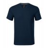 MALFINI PREMIUM ACTION V-NECK 700 / Pánske tričko s krátkym rukávom - námorná modrá L