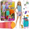 Bábika Barbie Big City Big Dreams Camping + doplnky HDF73 (Barbie Malibu Campingová cestovateľská bábika + doplnky HDF73 ZA5086)