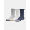 Unisex ponožky Under Armour UA Performance Tech 3pk Crew modrá | biela | šedá L Under Armour 198634314317