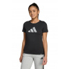 Detské bavlnené tričko adidas čierna farba, JV5262 134