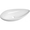 Sapho OVALI keramické umývadlo na dosku 74x38,5cm, biela TU0713