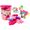 LEAN TOYS Bloky vo vedre, veľká stavebnica - 160 kusov