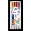 Staedtler, 334 SB6CS9, Triplus 334, linery 6 ks - Flama