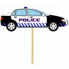 TOPPER NA TORTU K NARODENINÁM POLICAJNÉ AUTO POLÍCIA