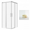 Sprchový kút - Sprchovací kút Idea KDD 100 x 100 transparentný (Sprchový kút - Sprchovací kút Idea KDD 100 x 100 transparentný)