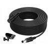 Predlžovací kábel pre napájanie IP a CCTV kamier 10m Čierny DC 2,1/5,5