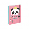 BAAGL A-8478 Hello Panda, box na zošity A4, s gumičkou