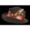 Dámsky slávnostný poľovnícky klobúk TETRAO - s hnedou stuhou hnedý 54 Veľkosť: 54, Hide weapon: Nie, For professionals: Nie