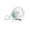 Flexi Vodítko Glam Splash M opasok 5m Leaf
