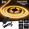 LEDprodukt 2m SMD2835 120LED/m IP20 teplá b. - KOMPLETNÁ SADA