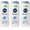 Nivea Men 3x sprchový gél pre mužov 500 ml