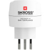 Skross 1.500272C-E cestovný adaptér SKROSS - Europe to Switzerland Italy Braz Single adapter; 1.500272C-E