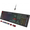 Herná klávesnica Montech Mkey Darkness Red