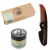 Captain Fawcett Ylang Ylang Darčeková sada skladací hrebeň a vosk na fúzy