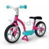 Smoby balančné odrážadlo Balance Bike Comfort Pink s kovovou konštrukciou a výškovo nastaviteľným se