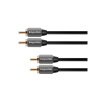 Kabel 2x Cinch konektor/2x Cinch konektor 3m KRUGER & MATZ KM0306