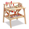 Melissa & Doug Drevený pracovný stôl s náradím, 61 ks