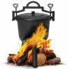 Liatinový kotlík stojaci 8l Lovecký hrniec Maďarský ohnisko gril (Liatinový kotlík stojaci 8l Lovecký hrniec Maďarský ohnisko gril)