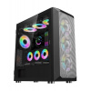 1stCOOL Middle Tower WIND STORM Black, ATX černý, bez zdroje, ATX (2xUSB2+ 1xUSB3+ Audio, bočnice) (PC case)