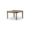Cooee Design Stolík Woody Table, okrúhly – tmavý dub