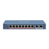 Hikvision DS-3E0310HP-E 10/7+1 PoE switch, 2x uplink 1Gbps 311694
