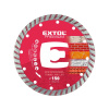 EXTOL PREMIUM Kotúč diamantový rezný, turbo Long Life - suché aj mokré rezanie, 150 × 22,2 × 2,5 mm 108953