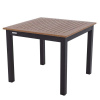 Doppler EXPERT WOOD Plus - záhradný hliníkový stôl 90 x 90 cm
