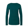 Tchibo - Tričko s dlhým rukávom - pre dámy - veľ. L 44/46 - farba: zelená