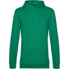 B&C | #Hoodie, Pánska mikina s kapucňou, zelená kelly, S