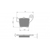 Dp Brakes DP Brzdové platne ako GF 176