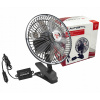 Chrómový ventilátor 24V 8'' s klipom a 8 vrtuľami