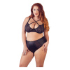 Cottelli Plus Size Bib and Bottom