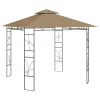 zahrada-XL Altánok 3x3x2,7 m sivohnedý 160 g/m² 313913