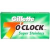 Ostatní Klasické žiletky GILLETTE 7 O'Clock Super Stainless 5 ks
