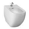 Laufen Palomba Collection - Stojací bidet, 360 mm x 560 mm biela – s 1 otvorom na batériu uprostred, 2 bočné otvory na vodovodnú prípojku, s LCC H8328014003041
