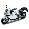 Welly Motocykel BMW K1300S model 1:10 biely