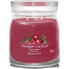 Aromatická svíčka Signature sklo střední Black Cherry 368 g - Yankee Candle