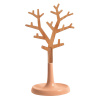 MSV držák na šperky OSLO ve tvaru stromu, broskvový, plast (143678)