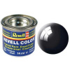 REVELL 07 čierna lesklá syntetická modelárska farba (RAL9005), 14ml (REVELL 32107 BLACK GLOSS 14ml 0,47fl oz EMAIL COLOR)