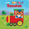Puzzle kniha pre najmenších - vlak - maďarský jazyk