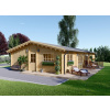Chata s terasou (5 izieb / 103m²) (kód: 11CH) (Zrubová chata)