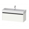 Duravit Ketho.2 Umývadlová skrinka, 44x118x46 cm, 1 zásuvka, matná biela K25079018180000
