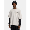 Under Armour Pánske tričko UA Rival Waffle Crew-WHT Biela MD