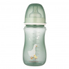Canpol dojčenská fľaša EasyStart Goose 240 ml zelená